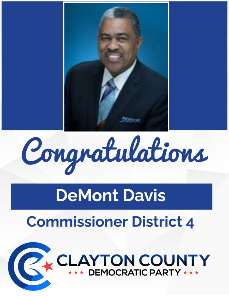 DeMont Davis for Clayton County Commissioner District 4