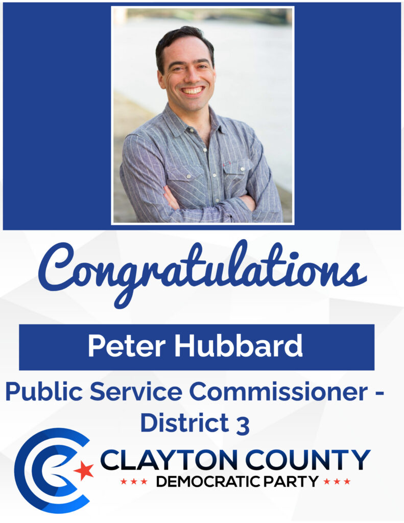 Peter Hubbard (i) for Public Service Commissioner District 3