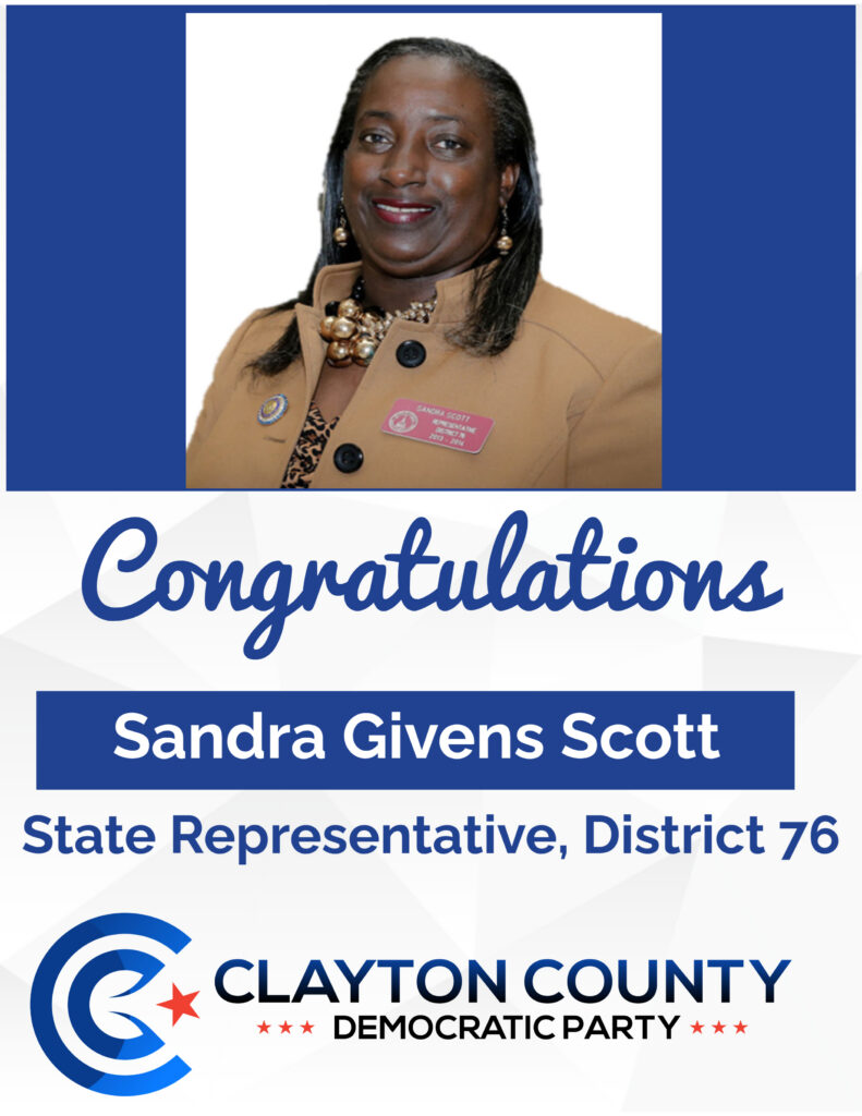 Sandra Givens Scott for Georgia State Representative District 76